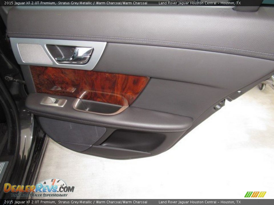 2015 Jaguar XF 2.0T Premium Stratus Grey Metallic / Warm Charcoal/Warm Charcoal Photo #22