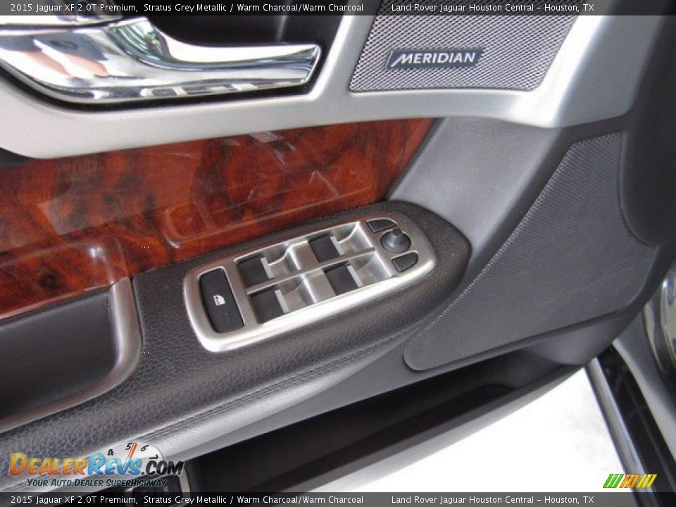 2015 Jaguar XF 2.0T Premium Stratus Grey Metallic / Warm Charcoal/Warm Charcoal Photo #25