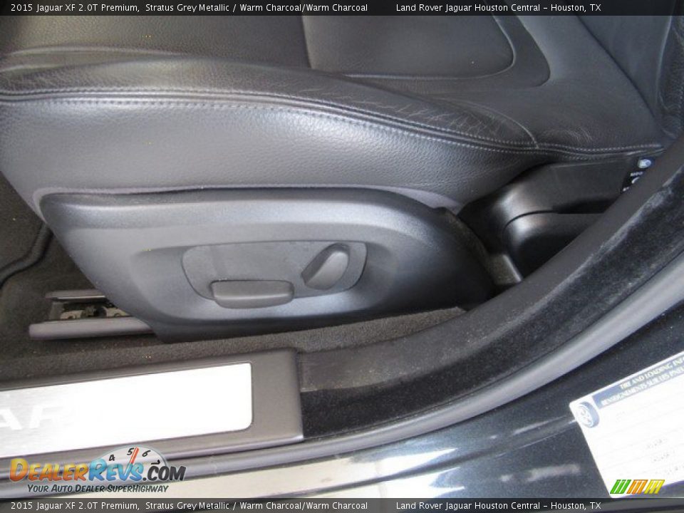 2015 Jaguar XF 2.0T Premium Stratus Grey Metallic / Warm Charcoal/Warm Charcoal Photo #26