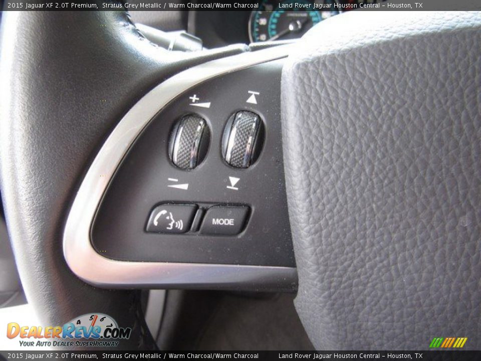 2015 Jaguar XF 2.0T Premium Stratus Grey Metallic / Warm Charcoal/Warm Charcoal Photo #28