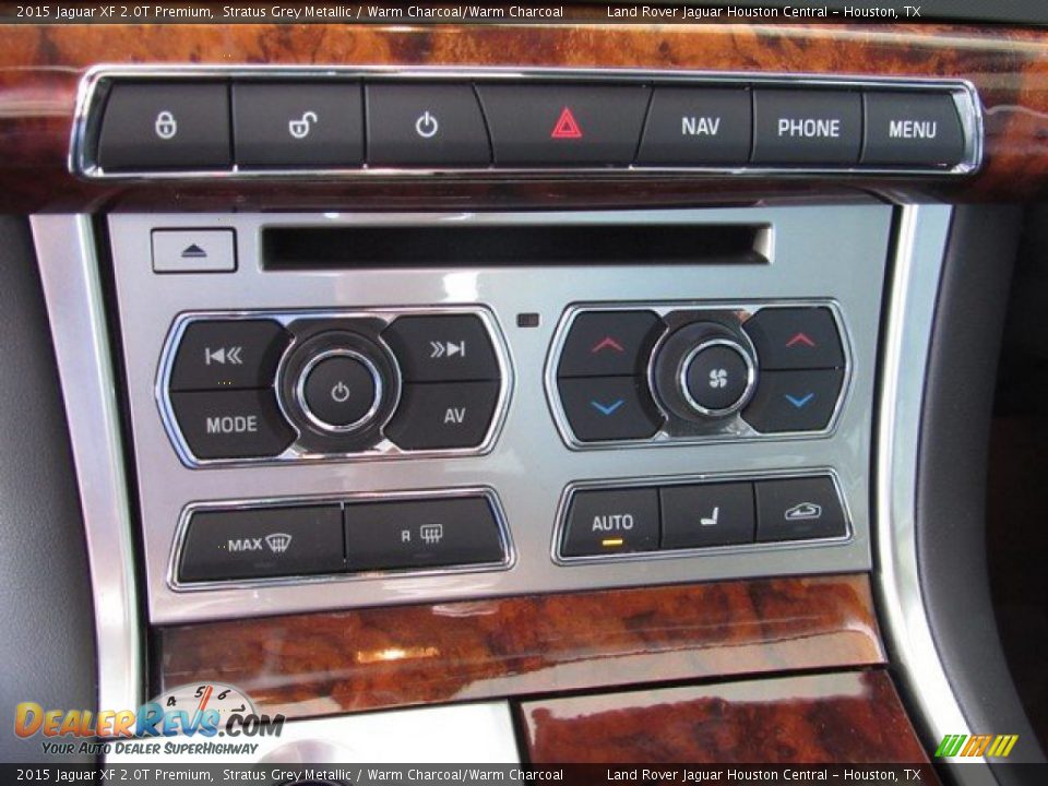 2015 Jaguar XF 2.0T Premium Stratus Grey Metallic / Warm Charcoal/Warm Charcoal Photo #34
