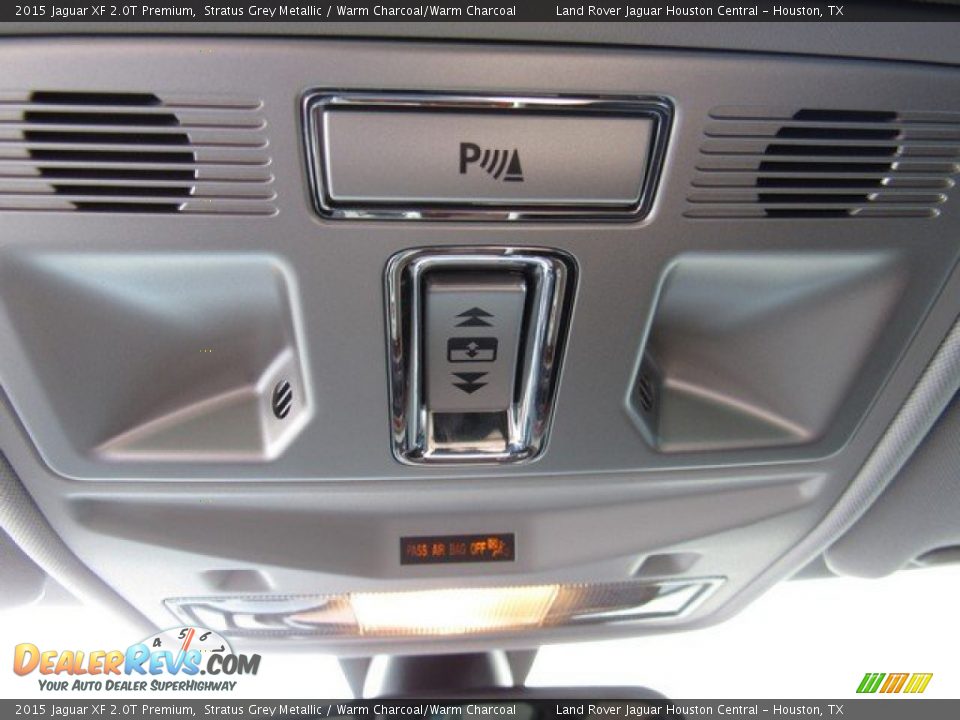 2015 Jaguar XF 2.0T Premium Stratus Grey Metallic / Warm Charcoal/Warm Charcoal Photo #36