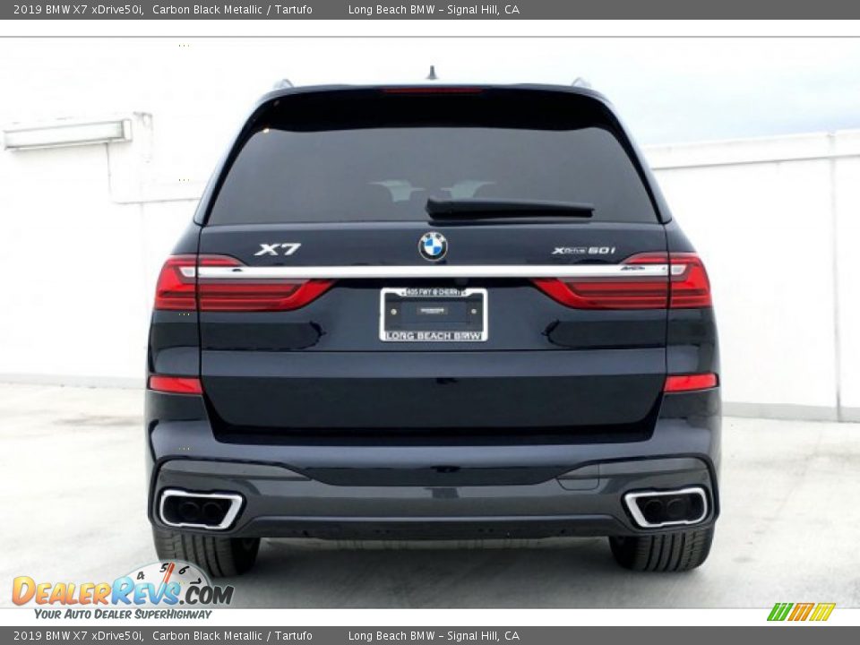 2019 BMW X7 xDrive50i Carbon Black Metallic / Tartufo Photo #3