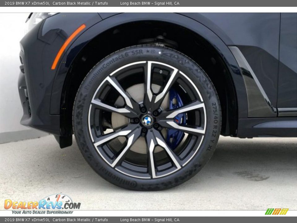 2019 BMW X7 xDrive50i Carbon Black Metallic / Tartufo Photo #9