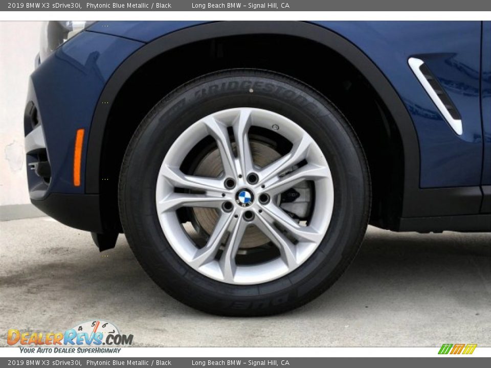 2019 BMW X3 sDrive30i Phytonic Blue Metallic / Black Photo #9