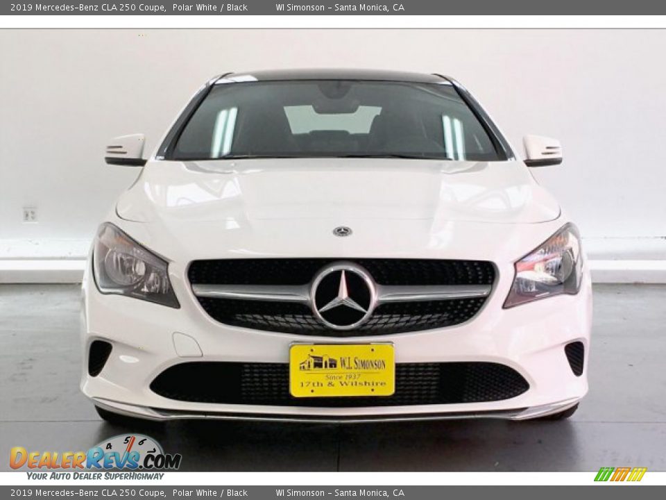 2019 Mercedes-Benz CLA 250 Coupe Polar White / Black Photo #2