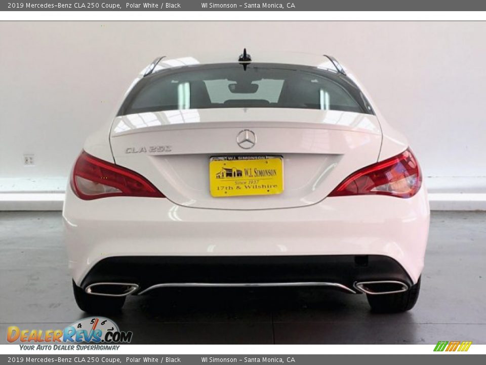 2019 Mercedes-Benz CLA 250 Coupe Polar White / Black Photo #3