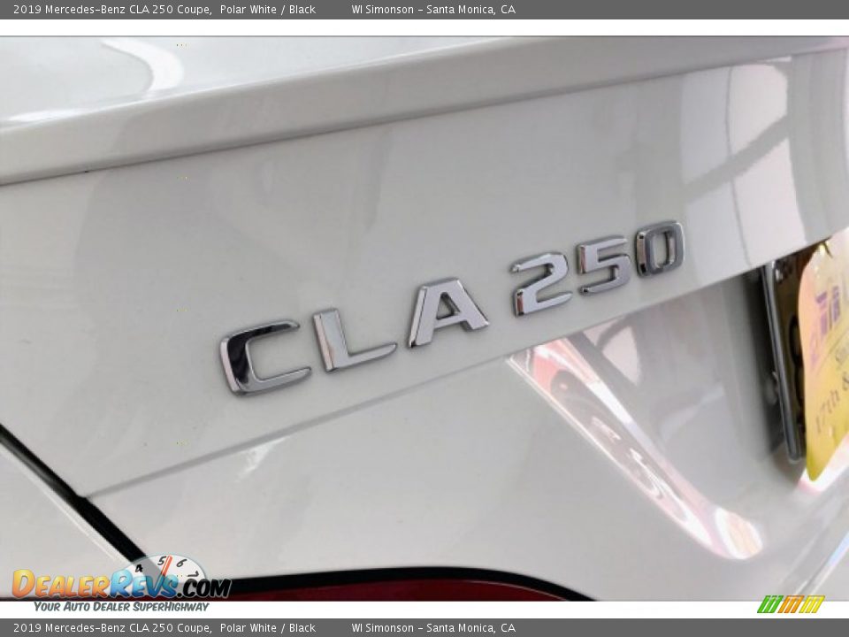 2019 Mercedes-Benz CLA 250 Coupe Polar White / Black Photo #7