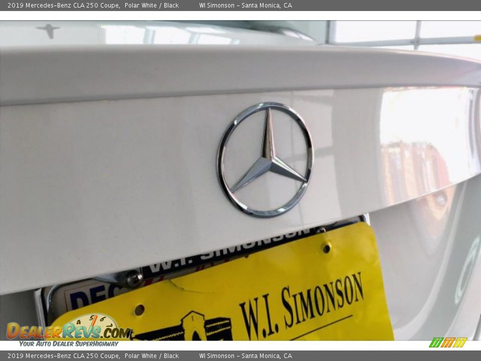 2019 Mercedes-Benz CLA 250 Coupe Polar White / Black Photo #27
