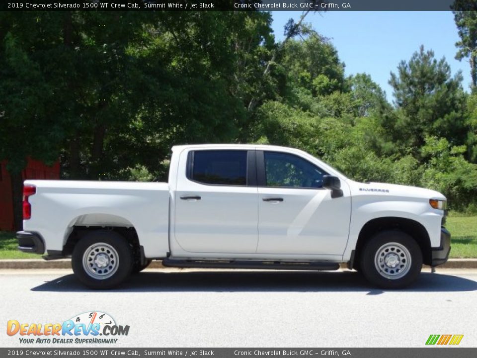 2019 Chevrolet Silverado 1500 WT Crew Cab Summit White / Jet Black Photo #2