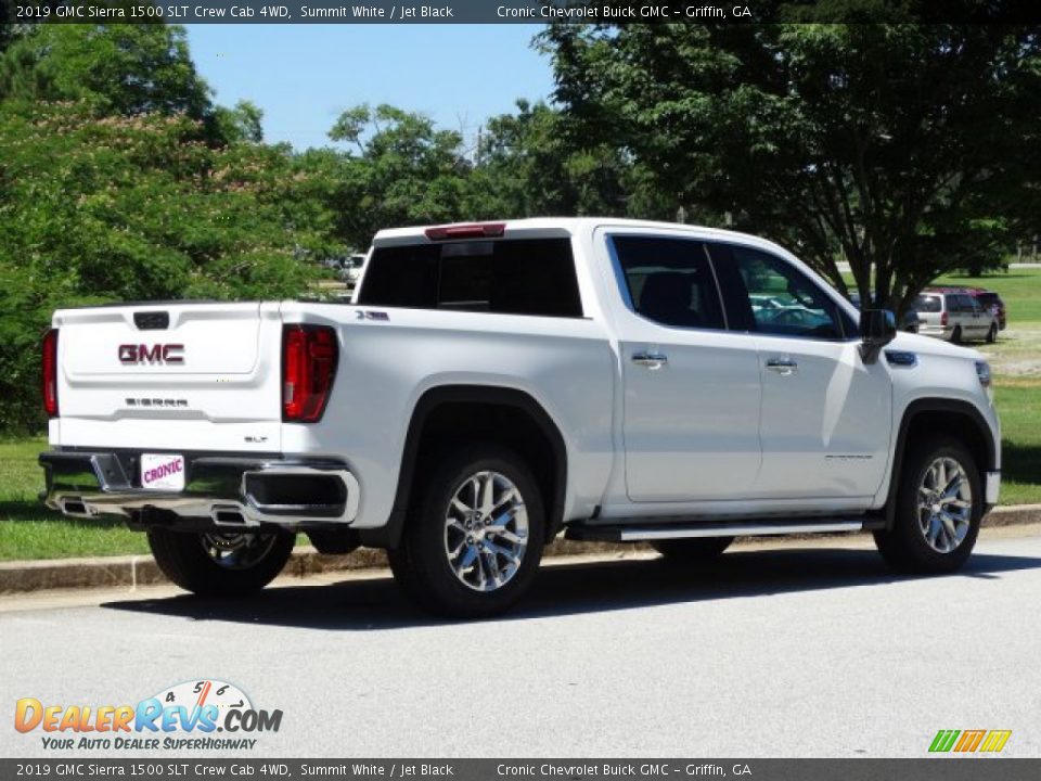 2019 GMC Sierra 1500 SLT Crew Cab 4WD Summit White / Jet Black Photo #3