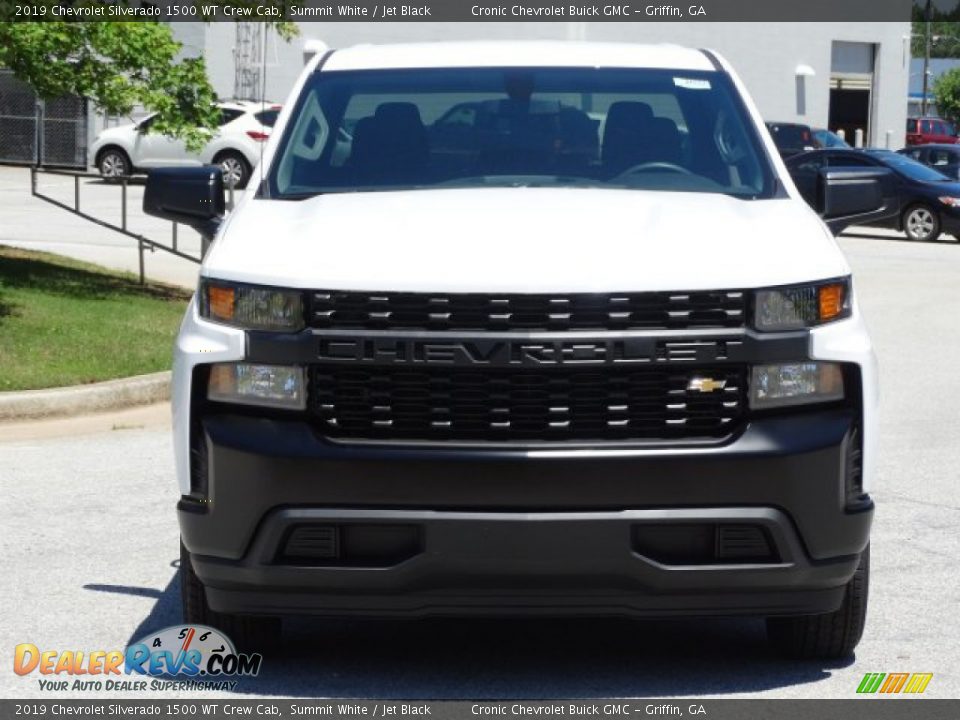 2019 Chevrolet Silverado 1500 WT Crew Cab Summit White / Jet Black Photo #4