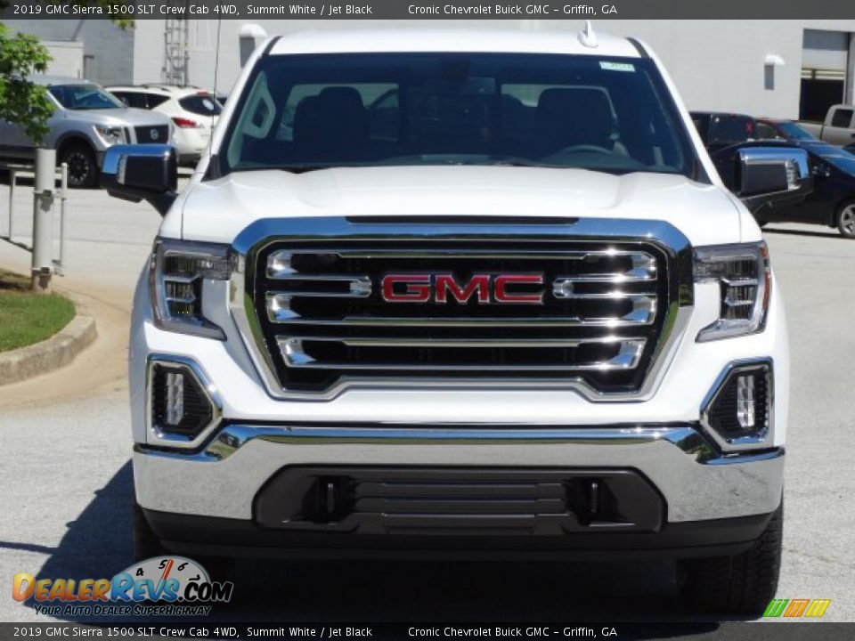 2019 GMC Sierra 1500 SLT Crew Cab 4WD Summit White / Jet Black Photo #4