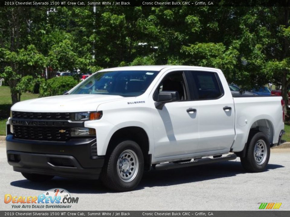 2019 Chevrolet Silverado 1500 WT Crew Cab Summit White / Jet Black Photo #5