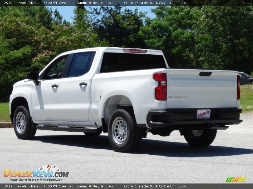 2019 Chevrolet Silverado 1500 WT Crew Cab Summit White / Jet Black Photo #6