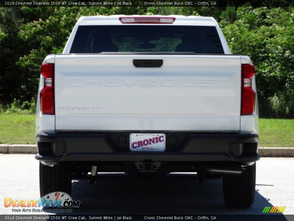 2019 Chevrolet Silverado 1500 WT Crew Cab Summit White / Jet Black Photo #7