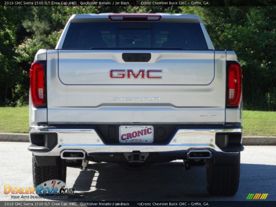 2019 GMC Sierra 1500 SLT Crew Cab 4WD Quicksilver Metallic / Jet Black Photo #7