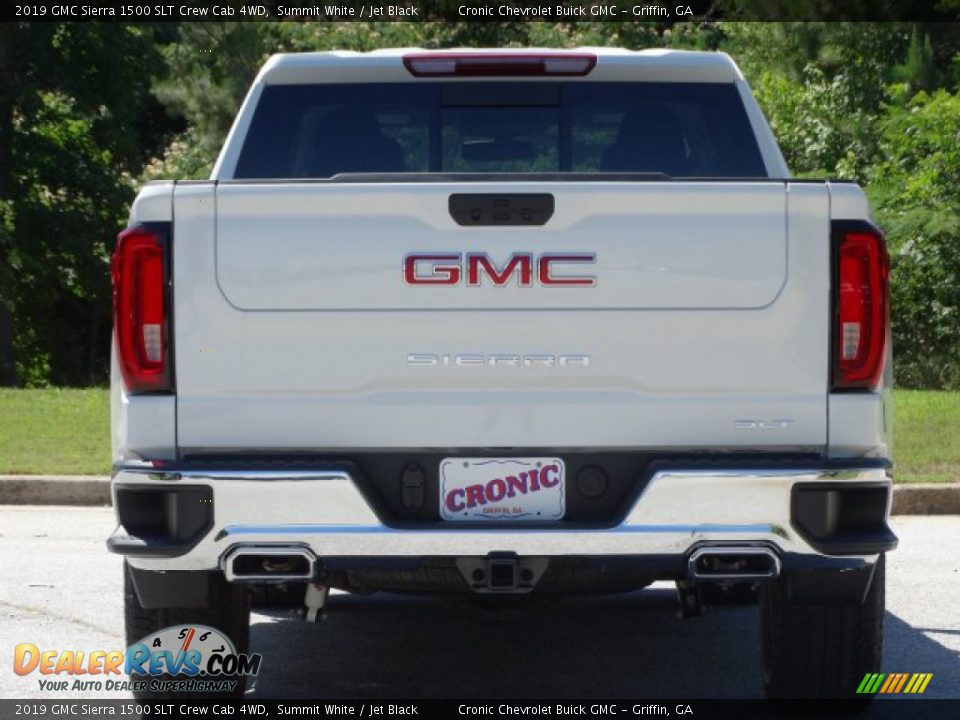 2019 GMC Sierra 1500 SLT Crew Cab 4WD Summit White / Jet Black Photo #7