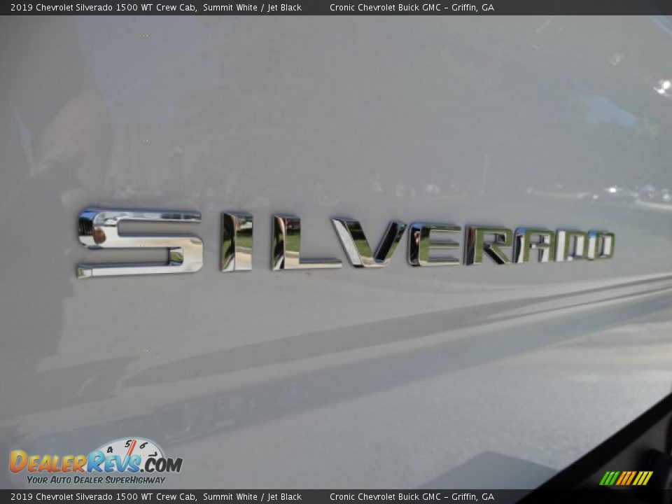 2019 Chevrolet Silverado 1500 WT Crew Cab Summit White / Jet Black Photo #9