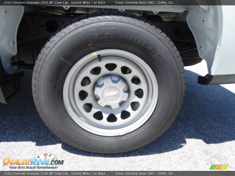 2019 Chevrolet Silverado 1500 WT Crew Cab Summit White / Jet Black Photo #10