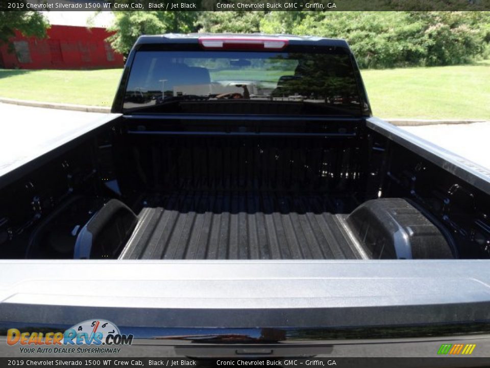 2019 Chevrolet Silverado 1500 WT Crew Cab Black / Jet Black Photo #8