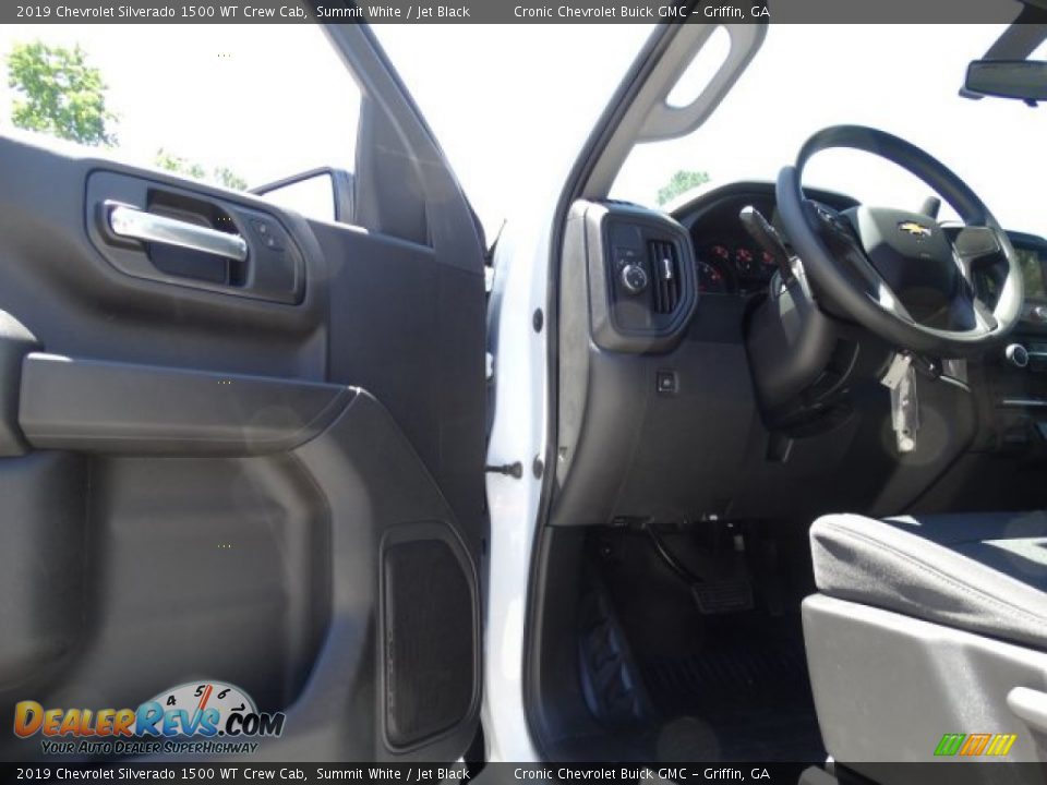 2019 Chevrolet Silverado 1500 WT Crew Cab Summit White / Jet Black Photo #11