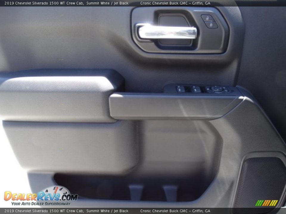 2019 Chevrolet Silverado 1500 WT Crew Cab Summit White / Jet Black Photo #12