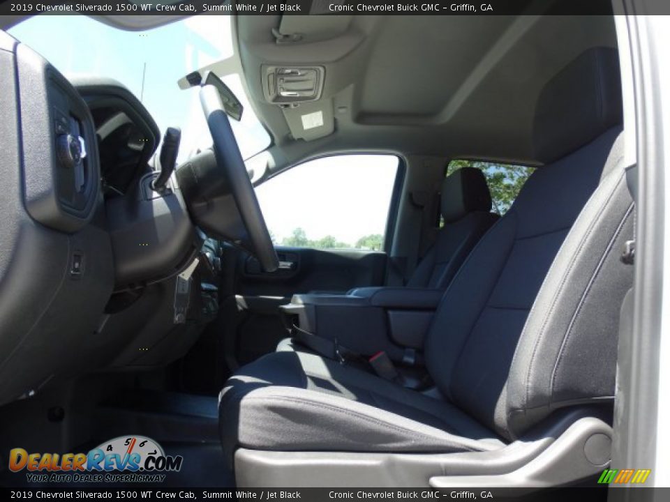 2019 Chevrolet Silverado 1500 WT Crew Cab Summit White / Jet Black Photo #14