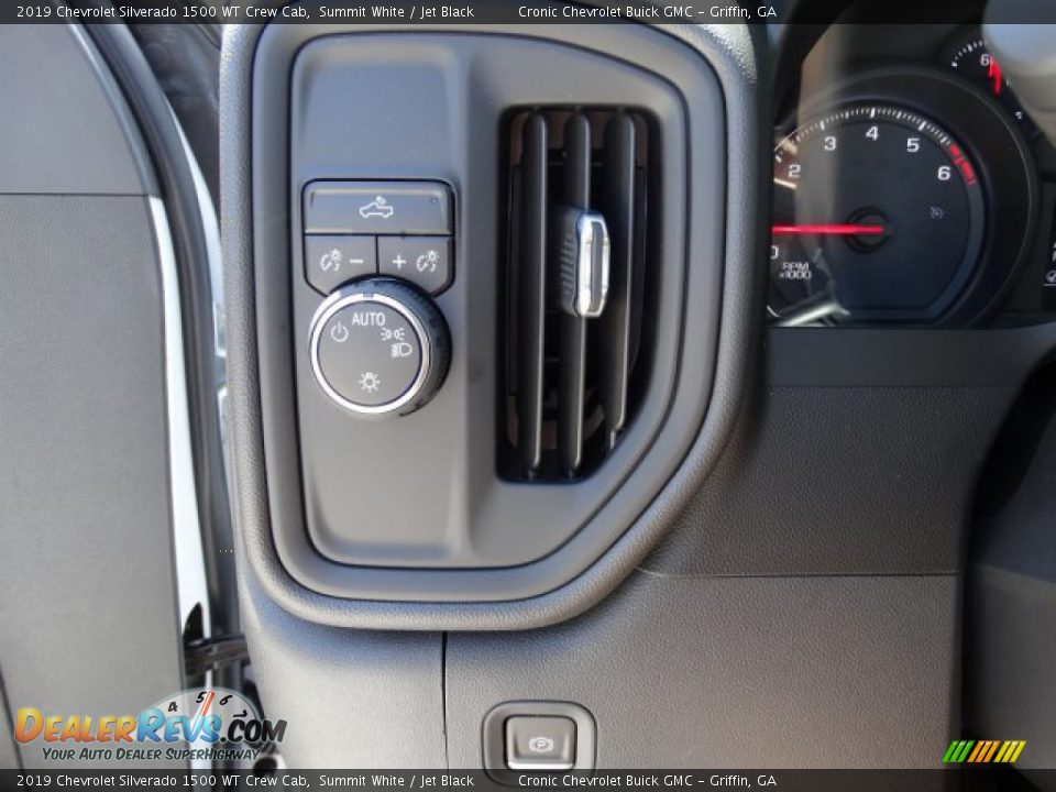 2019 Chevrolet Silverado 1500 WT Crew Cab Summit White / Jet Black Photo #15