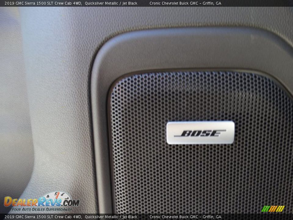 2019 GMC Sierra 1500 SLT Crew Cab 4WD Quicksilver Metallic / Jet Black Photo #16