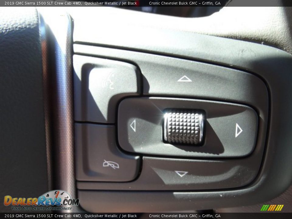 2019 GMC Sierra 1500 SLT Crew Cab 4WD Quicksilver Metallic / Jet Black Photo #20