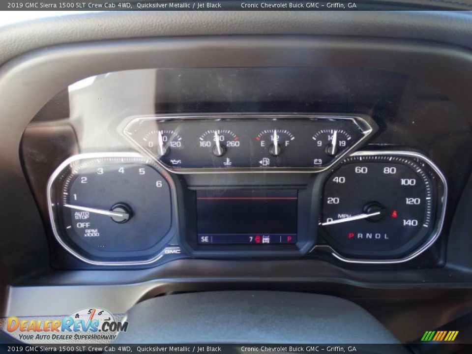 2019 GMC Sierra 1500 SLT Crew Cab 4WD Quicksilver Metallic / Jet Black Photo #21