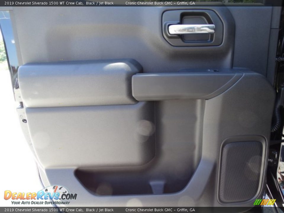 2019 Chevrolet Silverado 1500 WT Crew Cab Black / Jet Black Photo #19