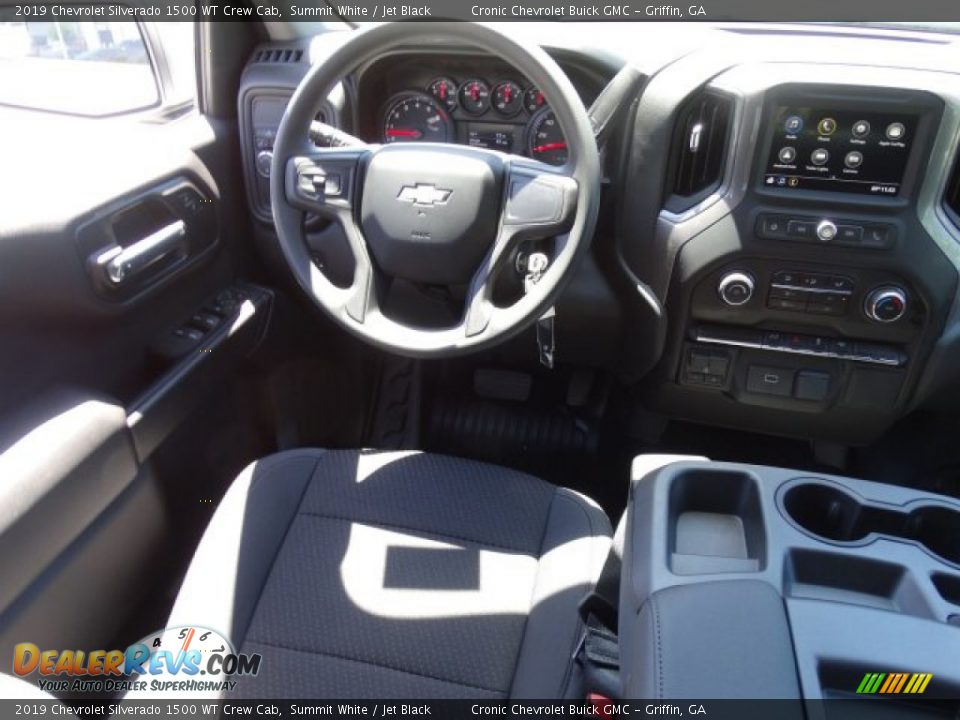 2019 Chevrolet Silverado 1500 WT Crew Cab Summit White / Jet Black Photo #22