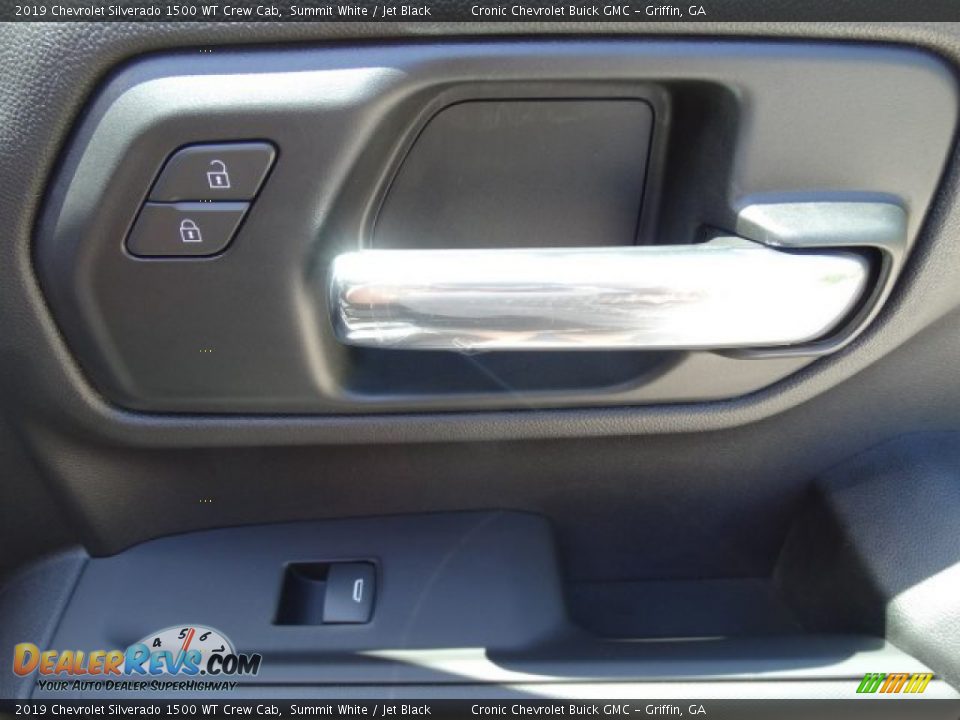 2019 Chevrolet Silverado 1500 WT Crew Cab Summit White / Jet Black Photo #23