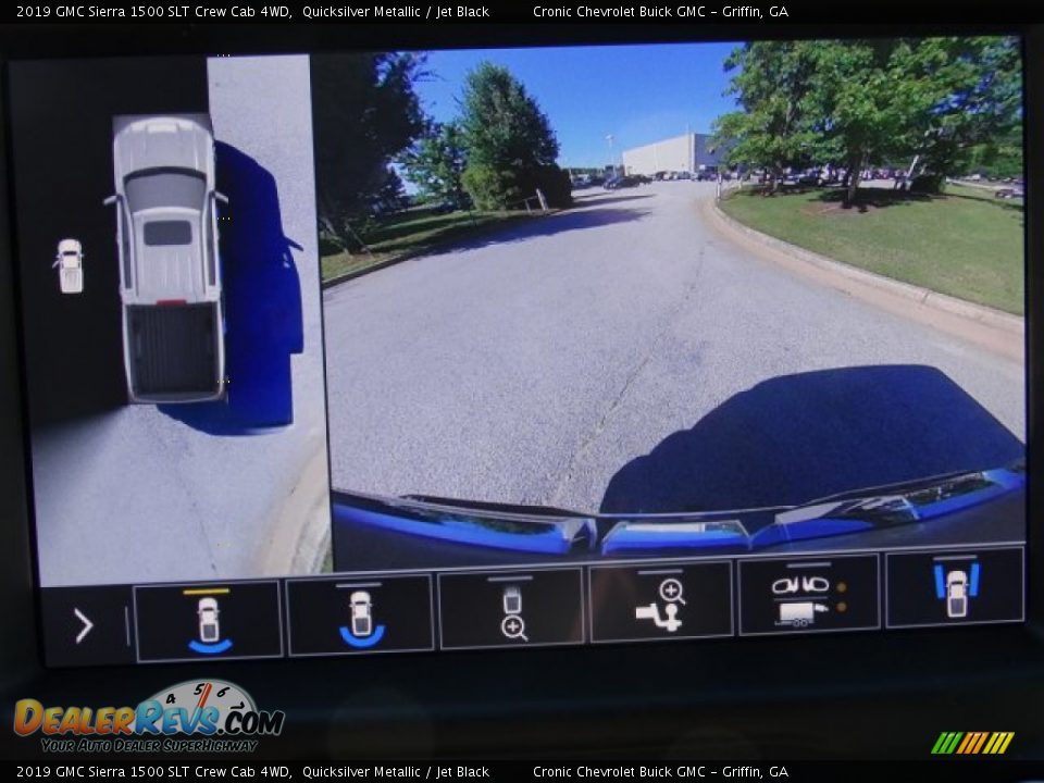 2019 GMC Sierra 1500 SLT Crew Cab 4WD Quicksilver Metallic / Jet Black Photo #23
