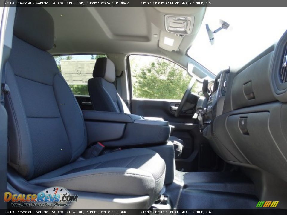 2019 Chevrolet Silverado 1500 WT Crew Cab Summit White / Jet Black Photo #24