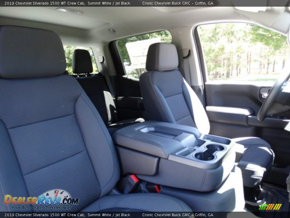 2019 Chevrolet Silverado 1500 WT Crew Cab Summit White / Jet Black Photo #25