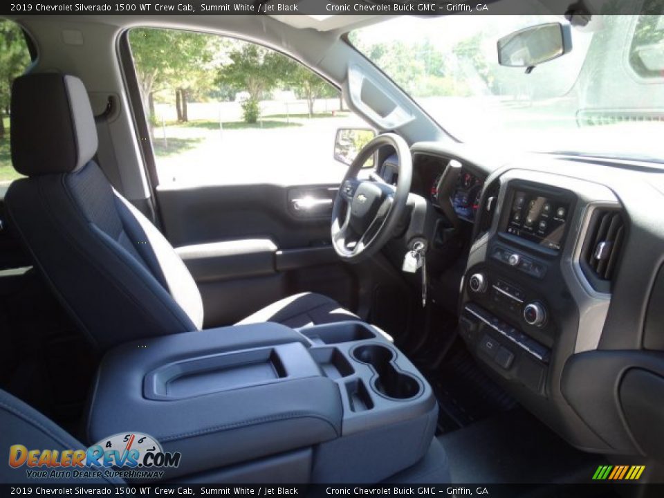 2019 Chevrolet Silverado 1500 WT Crew Cab Summit White / Jet Black Photo #26