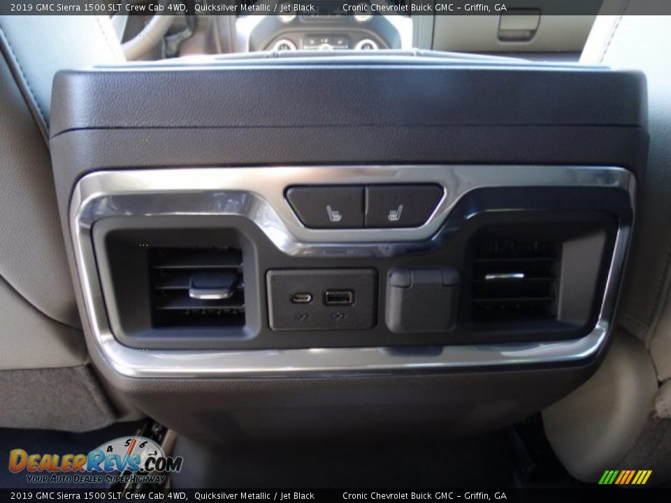 2019 GMC Sierra 1500 SLT Crew Cab 4WD Quicksilver Metallic / Jet Black Photo #27