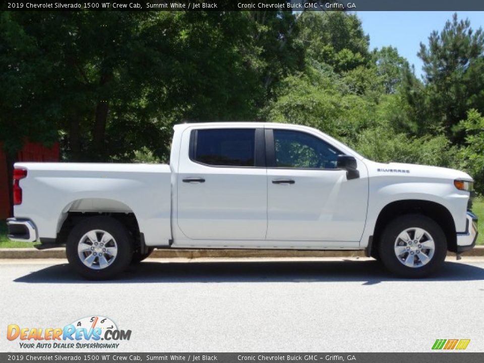 2019 Chevrolet Silverado 1500 WT Crew Cab Summit White / Jet Black Photo #2