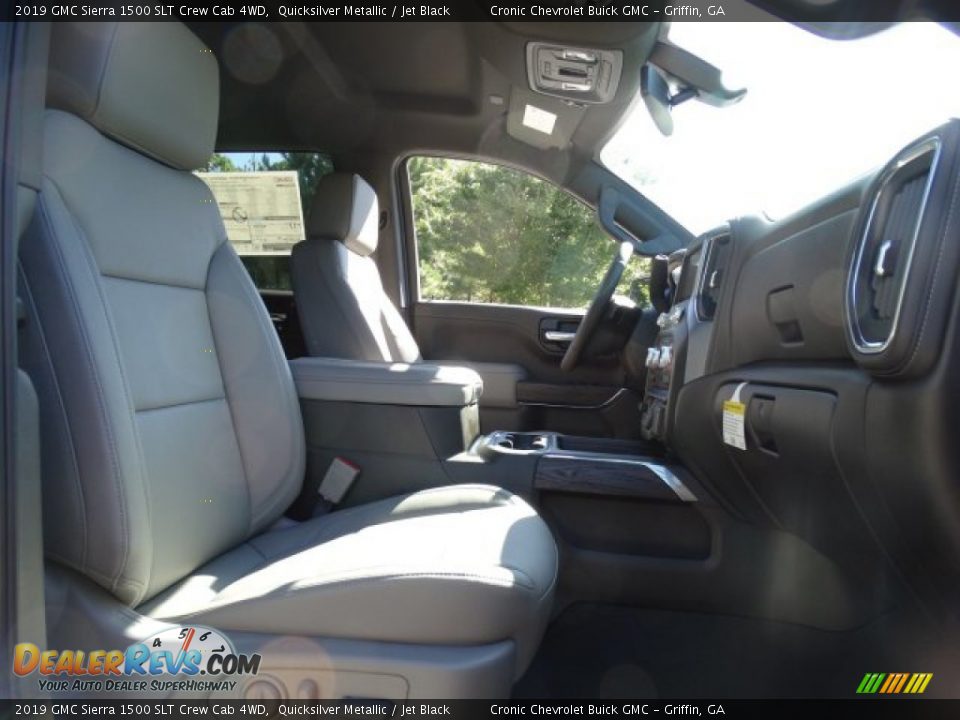 2019 GMC Sierra 1500 SLT Crew Cab 4WD Quicksilver Metallic / Jet Black Photo #30