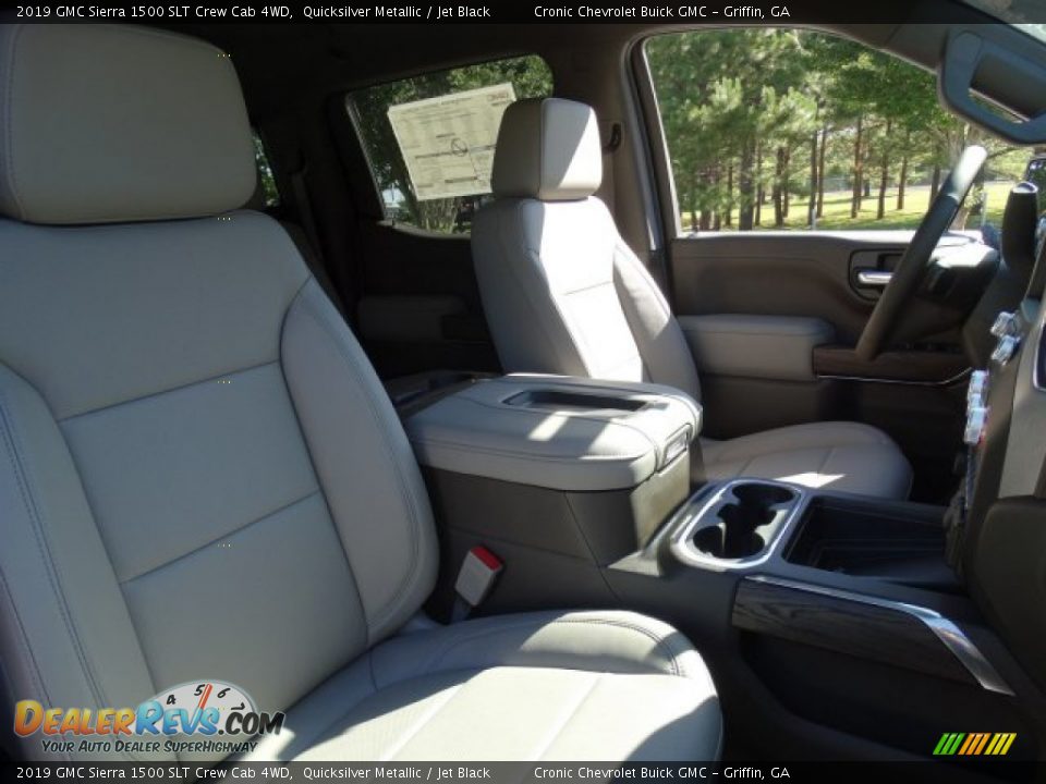 2019 GMC Sierra 1500 SLT Crew Cab 4WD Quicksilver Metallic / Jet Black Photo #31