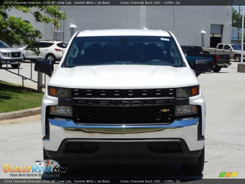 2019 Chevrolet Silverado 1500 WT Crew Cab Summit White / Jet Black Photo #4