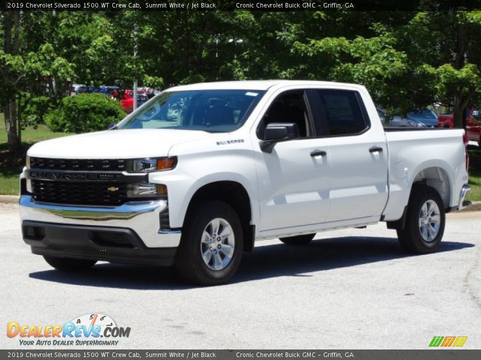 2019 Chevrolet Silverado 1500 WT Crew Cab Summit White / Jet Black Photo #5