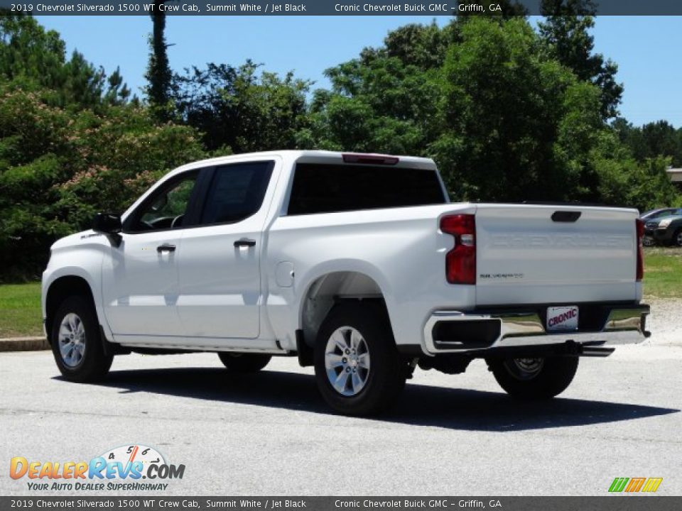 2019 Chevrolet Silverado 1500 WT Crew Cab Summit White / Jet Black Photo #6