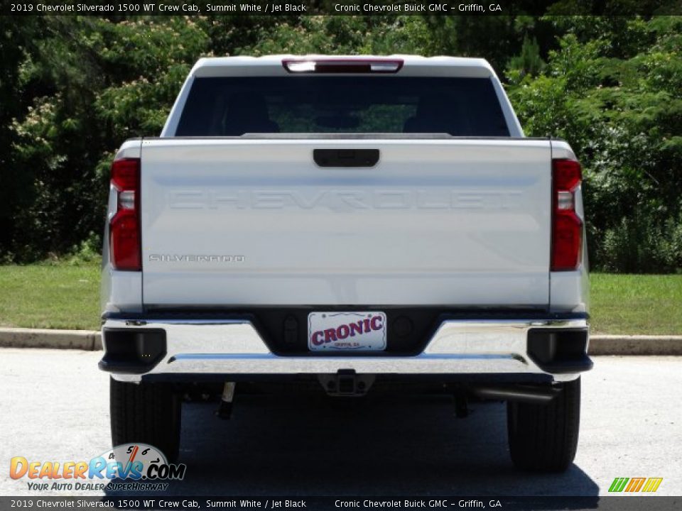 2019 Chevrolet Silverado 1500 WT Crew Cab Summit White / Jet Black Photo #7