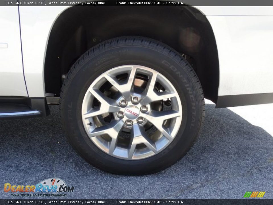 2019 GMC Yukon XL SLT White Frost Tintcoat / Cocoa/Dune Photo #9