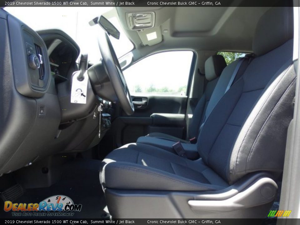 2019 Chevrolet Silverado 1500 WT Crew Cab Summit White / Jet Black Photo #13