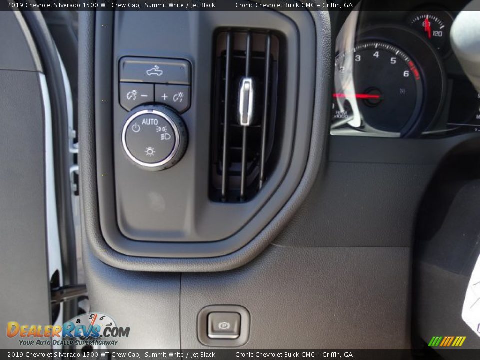 2019 Chevrolet Silverado 1500 WT Crew Cab Summit White / Jet Black Photo #14